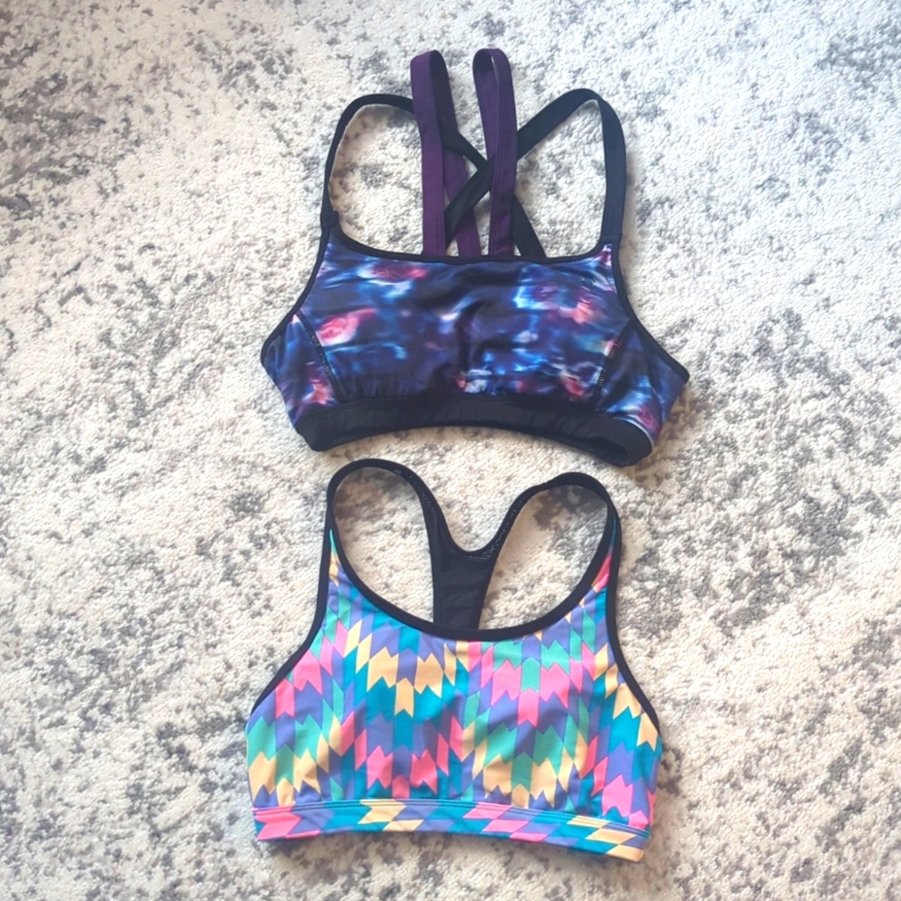 Colorful sports bras | size M